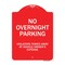 Signmission No Overnight Parking Heavy-Gauge Aluminum Architectural Sign, 24" x 18", RW-1824-9828 A-DES-RW-1824-9828 - alternate 1